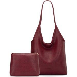 Slouchy Hobo Bags for Women A Red